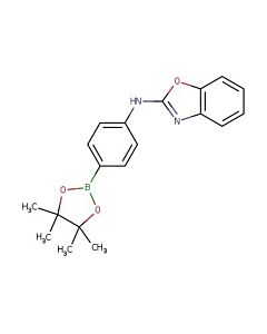 Astatech N-(4-(4,4,5,5-TETRAMETHYL-1,3,2-DIOXABOROLAN-2-YL)PHENYL)BENZO[D]OXAZOL-2-AMINE; 0.1G; Purity 95%; MDL-MFCD17392819